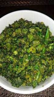 রাই-সরিষা শাক ভাঁজি... 